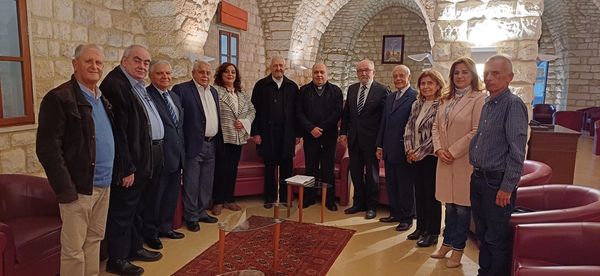 وفد من المؤتمر المسيحي الدائم يزور  رئيس عام المرسلين اللبنانين الموارنة ورئيس عام المرسلين البولسيين